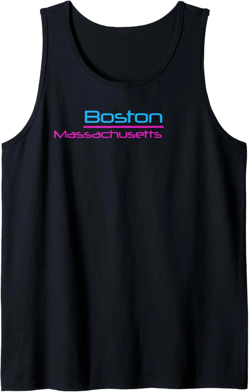 Retro Boston Massachusetts Tank Top