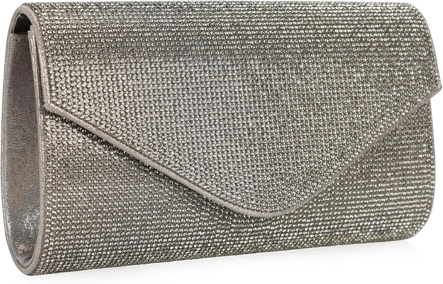 Rhinestone Purse Crystal Clutch for Women Evening Bag Bling Foldover Purse