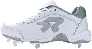 Ringor Dynasty II Spike | Women’s Softball Cleats | Durable All-Leather Softball Cleats for Women |