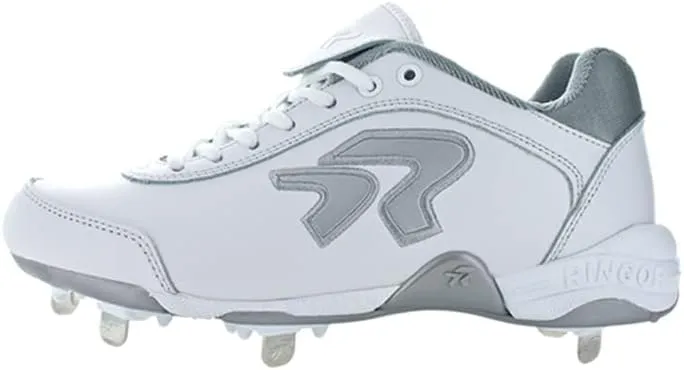 Ringor Dynasty II Spike | Women’s Softball Cleats | Durable All-Leather Softball Cleats for Women |