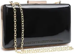 RomanticDesign Women Patent Leather Evening Clutch Formal Party Envelope Purse Cocktail Prom Banquet Handbag