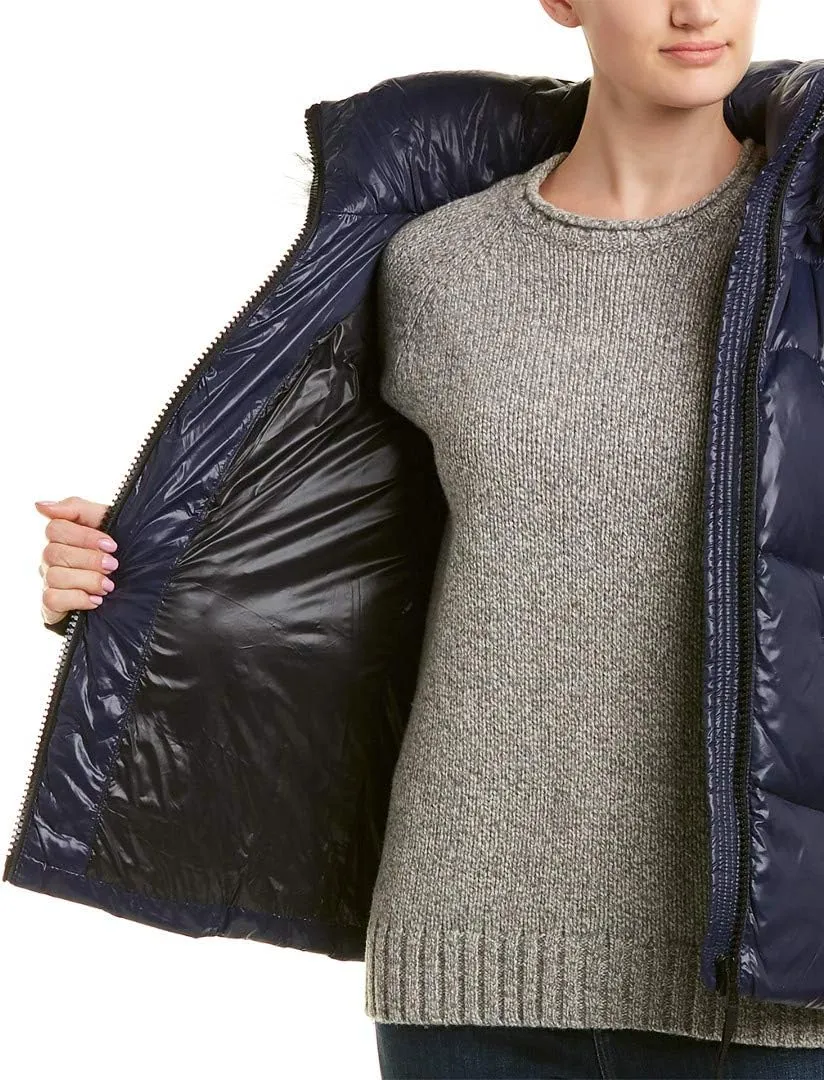 S13 Women's Kylie Down Puffer Jacket with Faux Fur Trimmed Hood