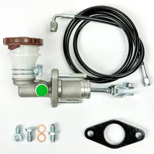 S2000 (S2K) Clutch Master Cylinder (CMC) Kit Compatible With Acura Integra DC K Swap Stainless Steel Clutch Line 1994-2001 (Black)