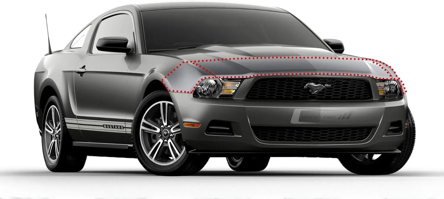Self Healing Universal Clear Paint Protection Bra Hood and Fender Kit (18" x 108")