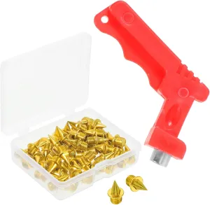 Set Shoe Studs Track Spikes Wrench Pcs Replacement Spikes for Track Shoes Cone Shape Design for Running and Outdoor Activities
