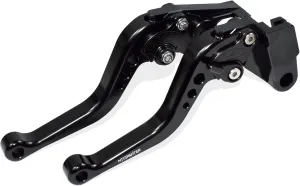 Short Brake Clutch Lever Set Compatible with CFMOTO Ibex 450 Ibex 800/ E/T/S, CNC Aluminum Alloy Made (Black)