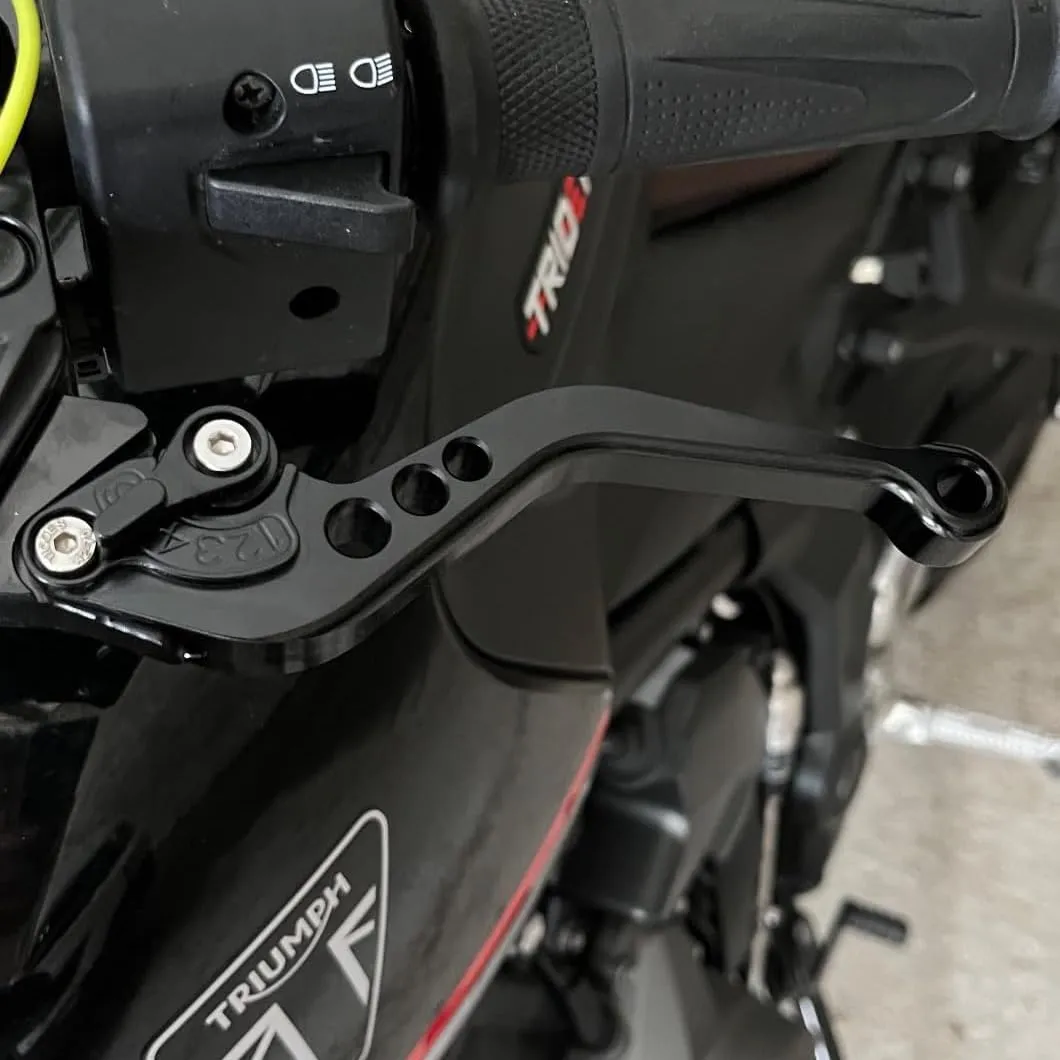 Short Brake Clutch Lever Set Compatible with CFMOTO Ibex 450 Ibex 800/ E/T/S, CNC Aluminum Alloy Made (Black)
