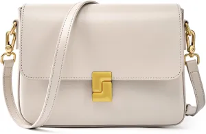 Shoulder Bags for Women, Genuine Leather Crossbody Purses Vintage Handbags-Adjustable Strap Designer Bags