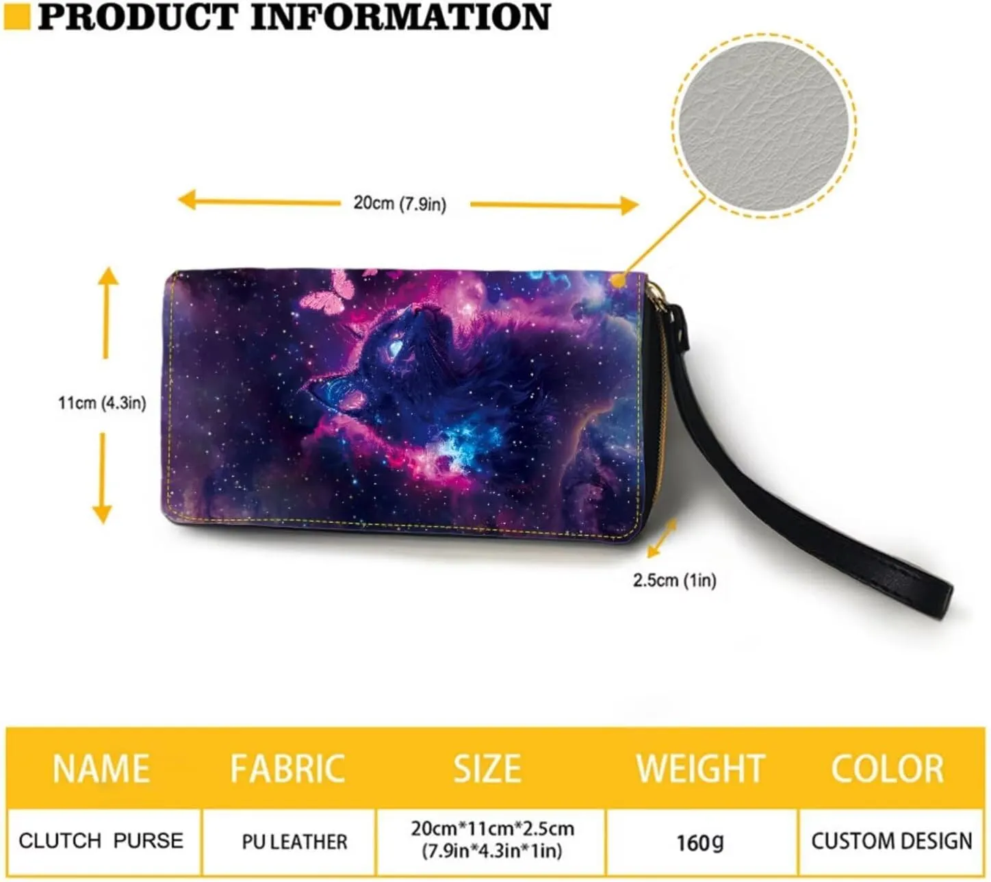 Small Wallet 2Pcs, Leather Shoulder Bags & Wallet with Hand Strap Set of 2 Lightweight for Travel & Shopping