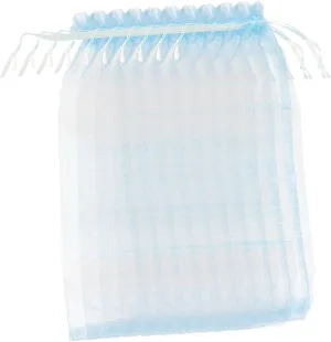 SOESFOUFU Sheer Organza Bag for 20Pcs Drawstring Bags Bulk Small Organza Bags for Wedding Jewelry Storage Ring Earring Bracelet Necklace Bamboo Fan Accessory