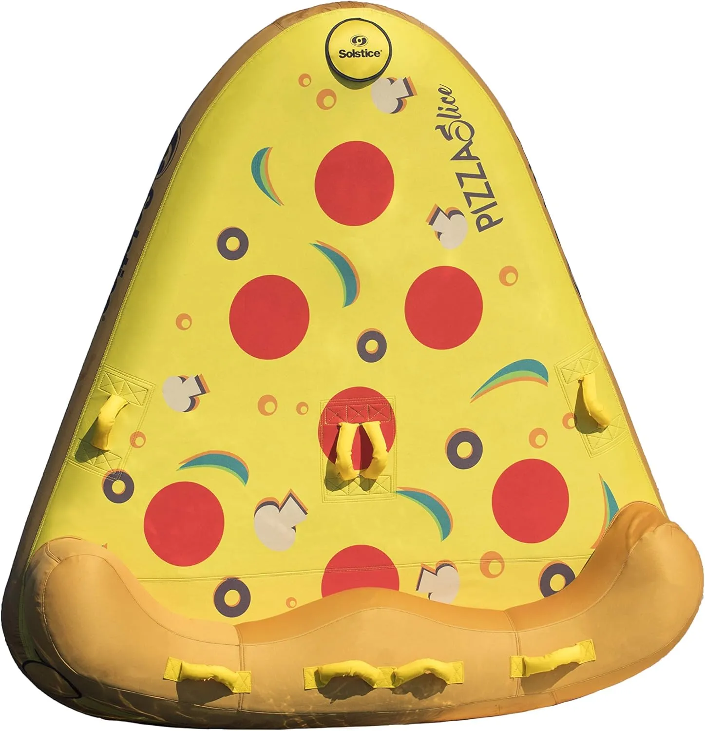 Solstice 2 Person Pizza Slice Towable Inflatable Raft, Multicolor, one Size