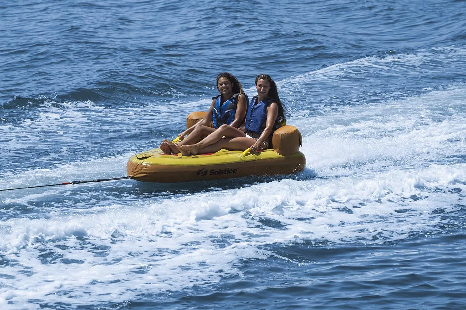 Solstice 2 Person Pizza Slice Towable Inflatable Raft, Multicolor, one Size