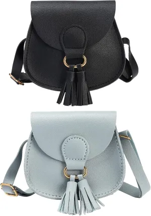 SOTOGO 2 Pieces Little Girls Purses Toddler Crossbody Purse Princess Purses Handbags Cute Girl Wallets Mini Shoulder Crossbody Bags for Kids