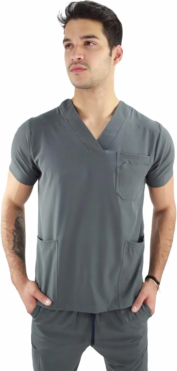 SOULMATE Scrub Set For Men's Boston