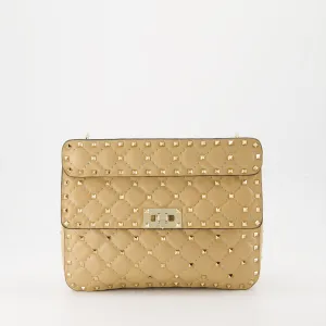 Spike Nappa Leather Handbag