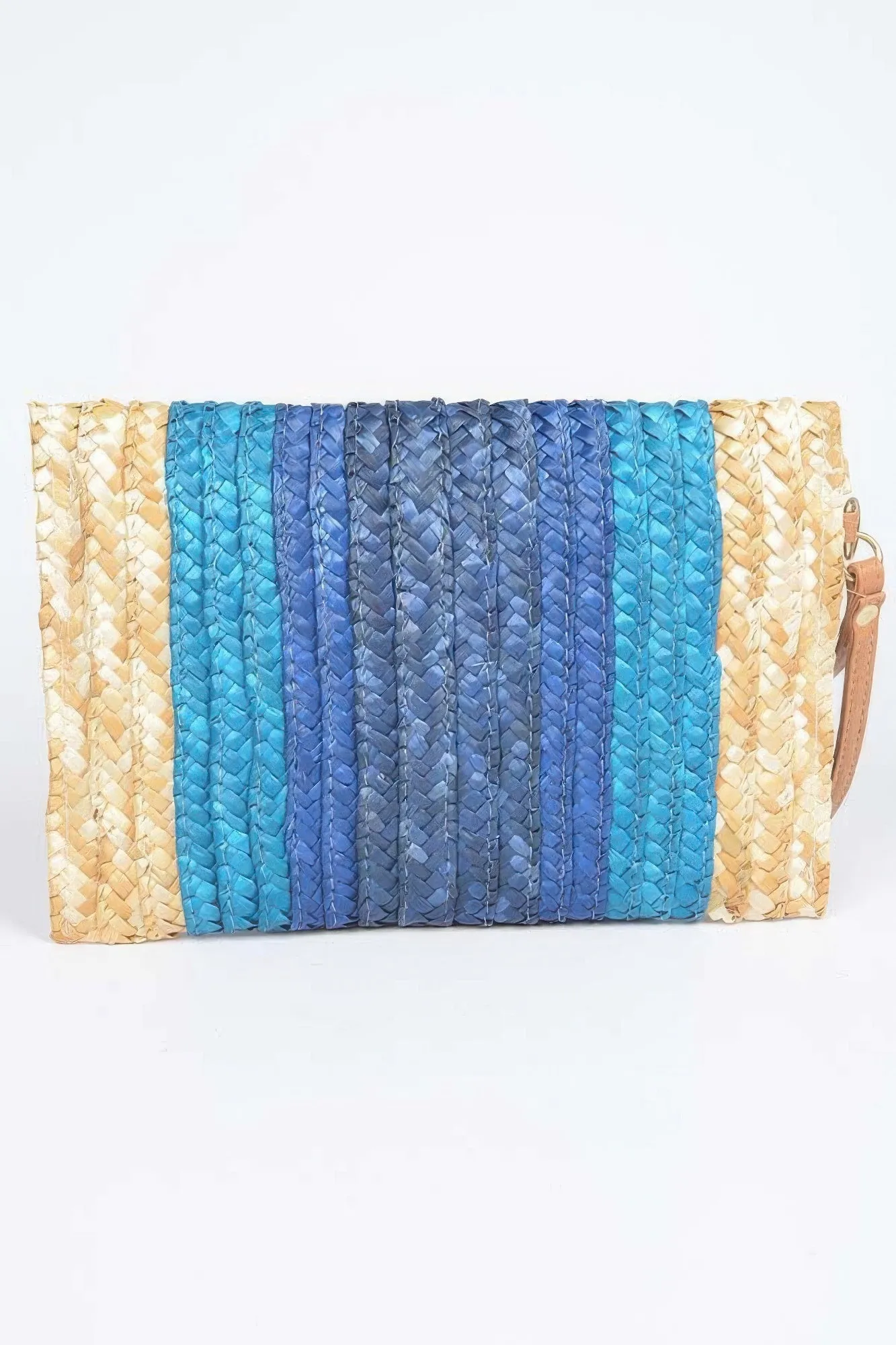 Straw Coloful Envelope Clutch