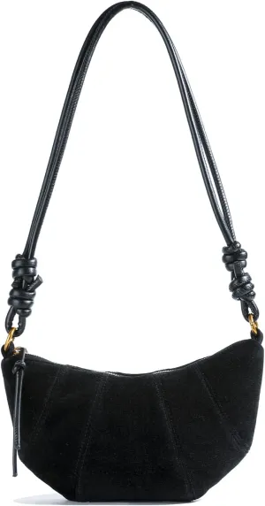 Suede Bags for Women Suede Purses Crescent Bag Crossbody Shoulder Bag Trendy Tote Handbags