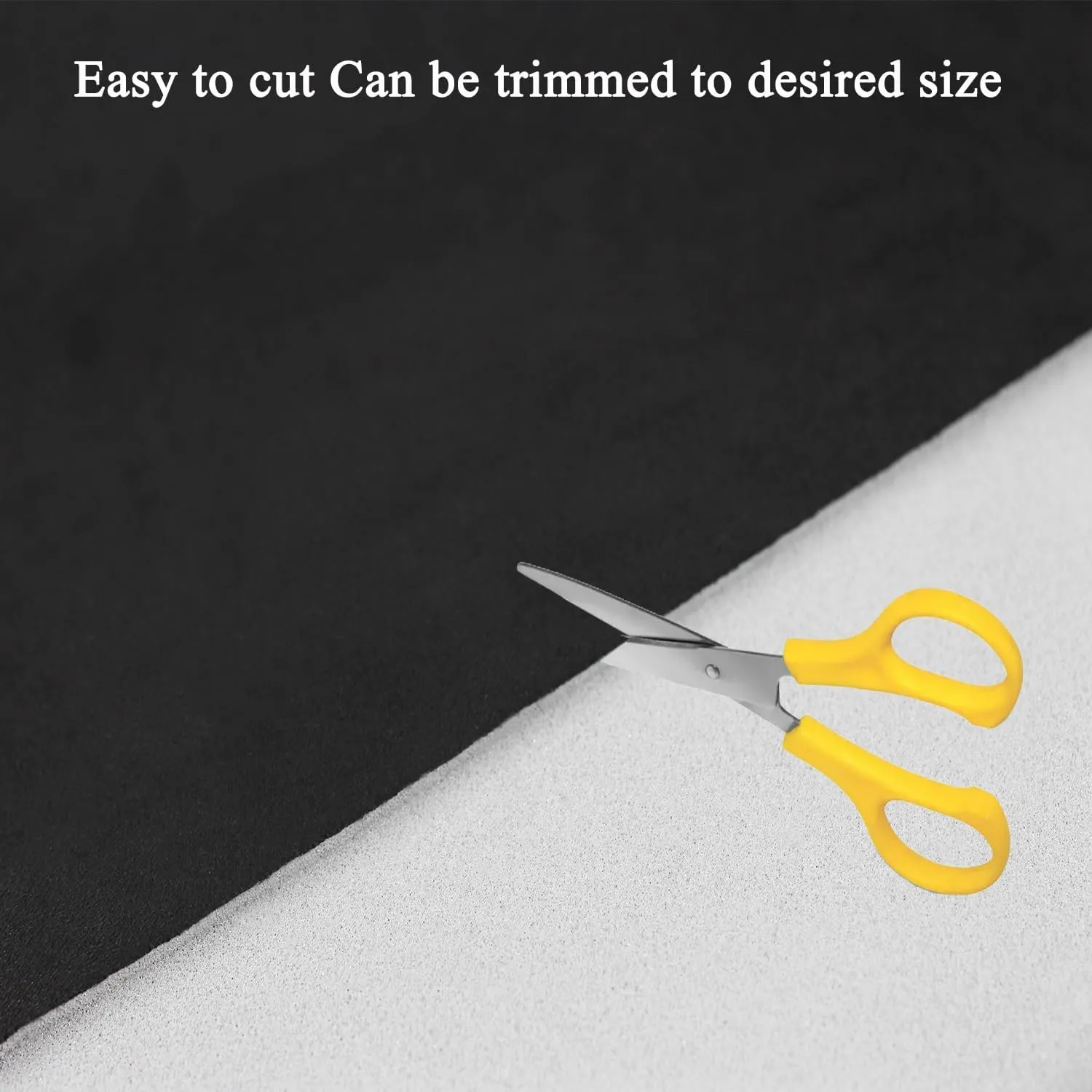 Suede Headliner Fabric with Foam Backing - Black Suede Headliner wrap Interior Material for Car/Truck/SUV/RV Roof, Home Repair/DIY Headliner Material Automotive Headliner Fabric (Black, 96"×60“)