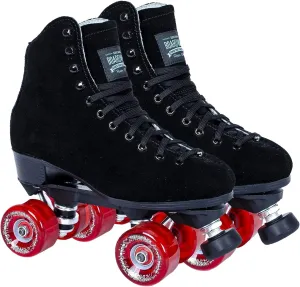 Sure Grip Boardwalk Unisex Outdoor Roller Skate - Suede Material, ABEC 3 Bearings, Soft 78A Motion 62mm Red Wheels - Polyurethane Wheel Material (Red Motion)