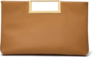 SWEETV Clutch Purses for Women Evening Formal, Fashion PU Leather Purse for Prom, Cocktail, and Wedding,Nina