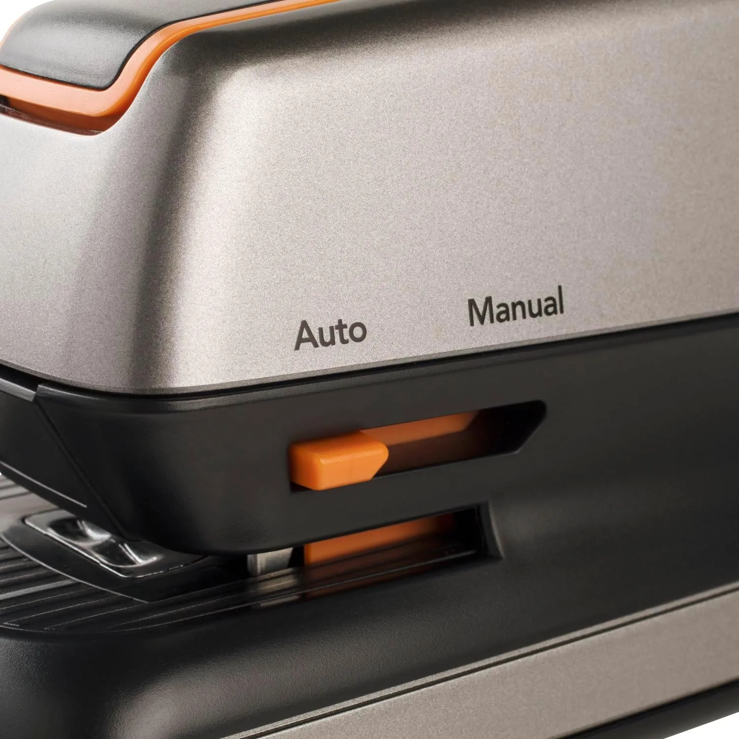 Swingline Electric Stapler, 20 Sheet Capacity, Optima 20, Jam Free, Compact, Automatic or Manual, Plug In or Battery, Orange and Gray (48207)