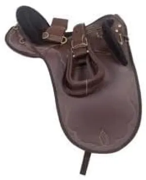 Synthetic Suede Australian English Stock Horse Saddle Collection Horse Rider Without Horn Hornless Equestrian Trail Tack Get Matching Girth-Stirrups Size:10-18 inch Seat, TRE02