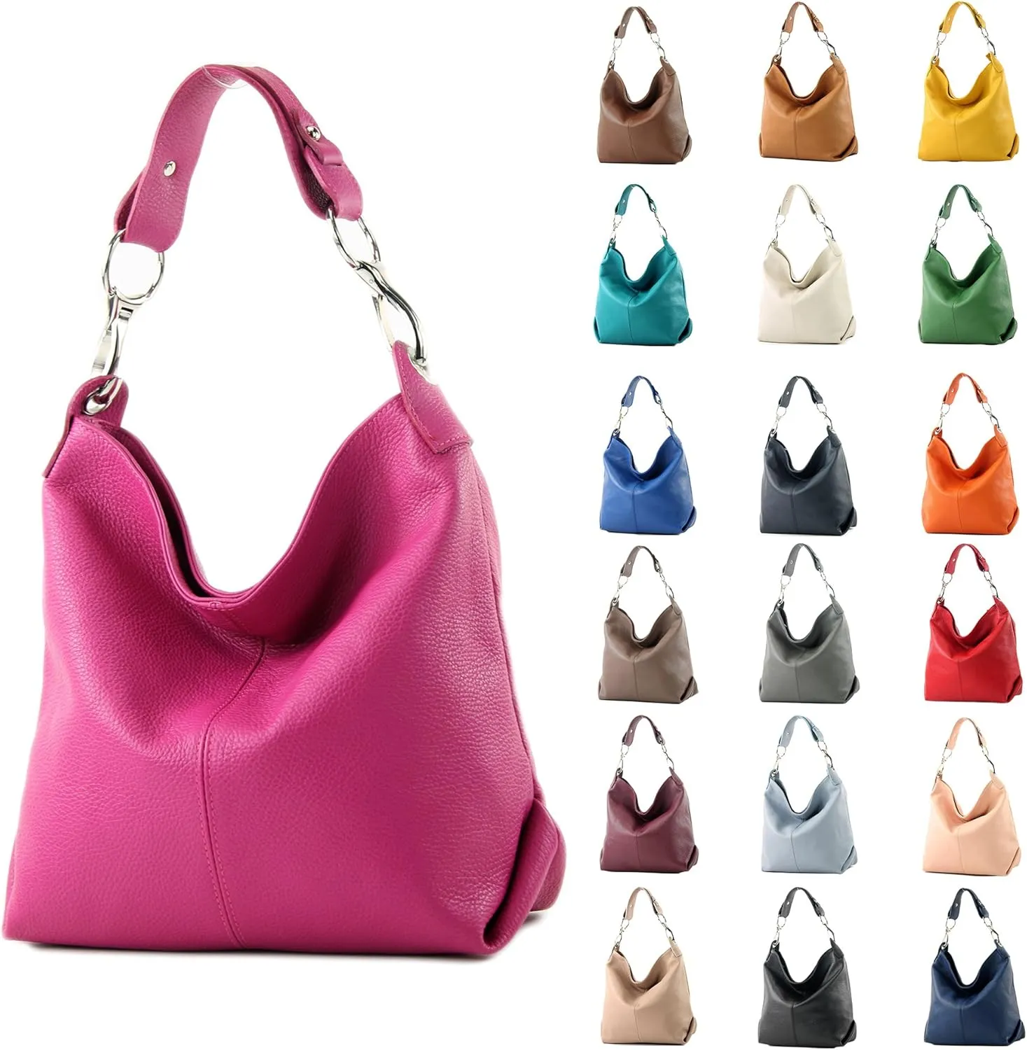 T168 - ital shoulder bag made of leather