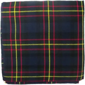 Tartan Plaid Fabric Material 106 x 53 Inch