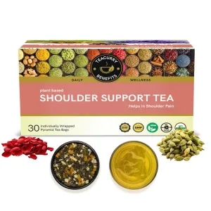 Teacurry Shoulder Support Tea (30 Tea Bags, 1 Month Pack) - Support Shoulder Wellness & Shoulder Stiffness