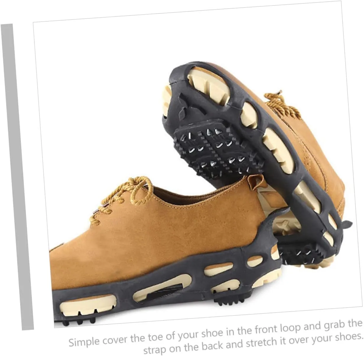 Teeth Crampons Practical Shoes Grippers Anti-Slip Shoe Covers Shoe Clip Shoes Covers. Crampon Spikes