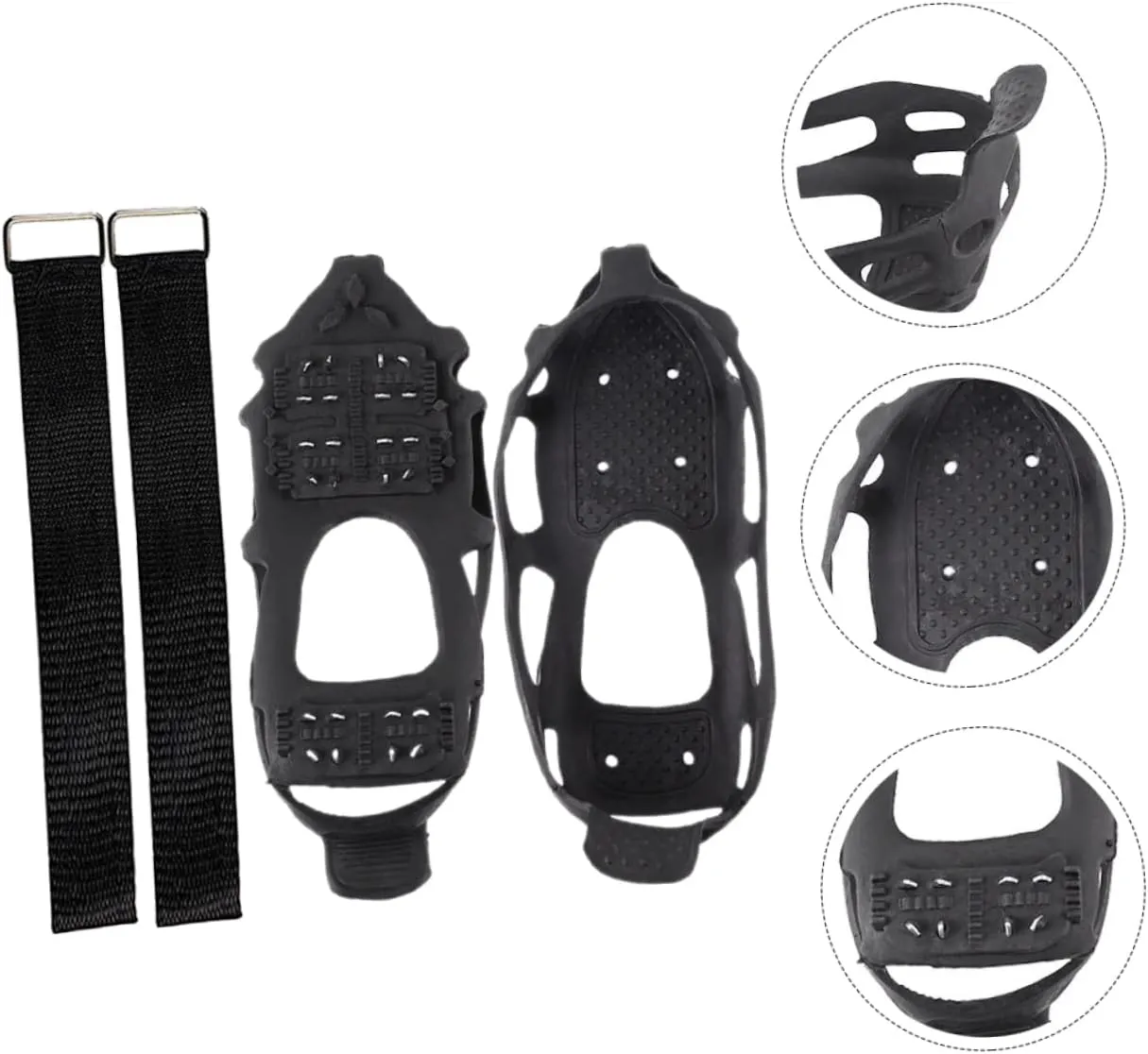 Teeth Crampons Practical Shoes Grippers Anti-Slip Shoe Covers Shoe Clip Shoes Covers. Crampon Spikes