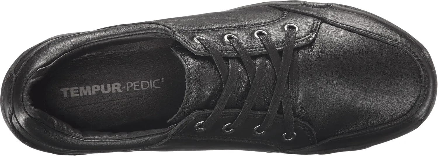 Tempur-Pedic Men's Shaine Lace-Up,Black Leather,US