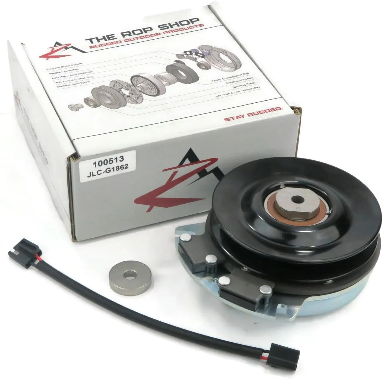 The ROP Shop | Electric PTO Clutch for Warner 5218-102, 5218102, 5218-41, 521841, 5218-52 Motor