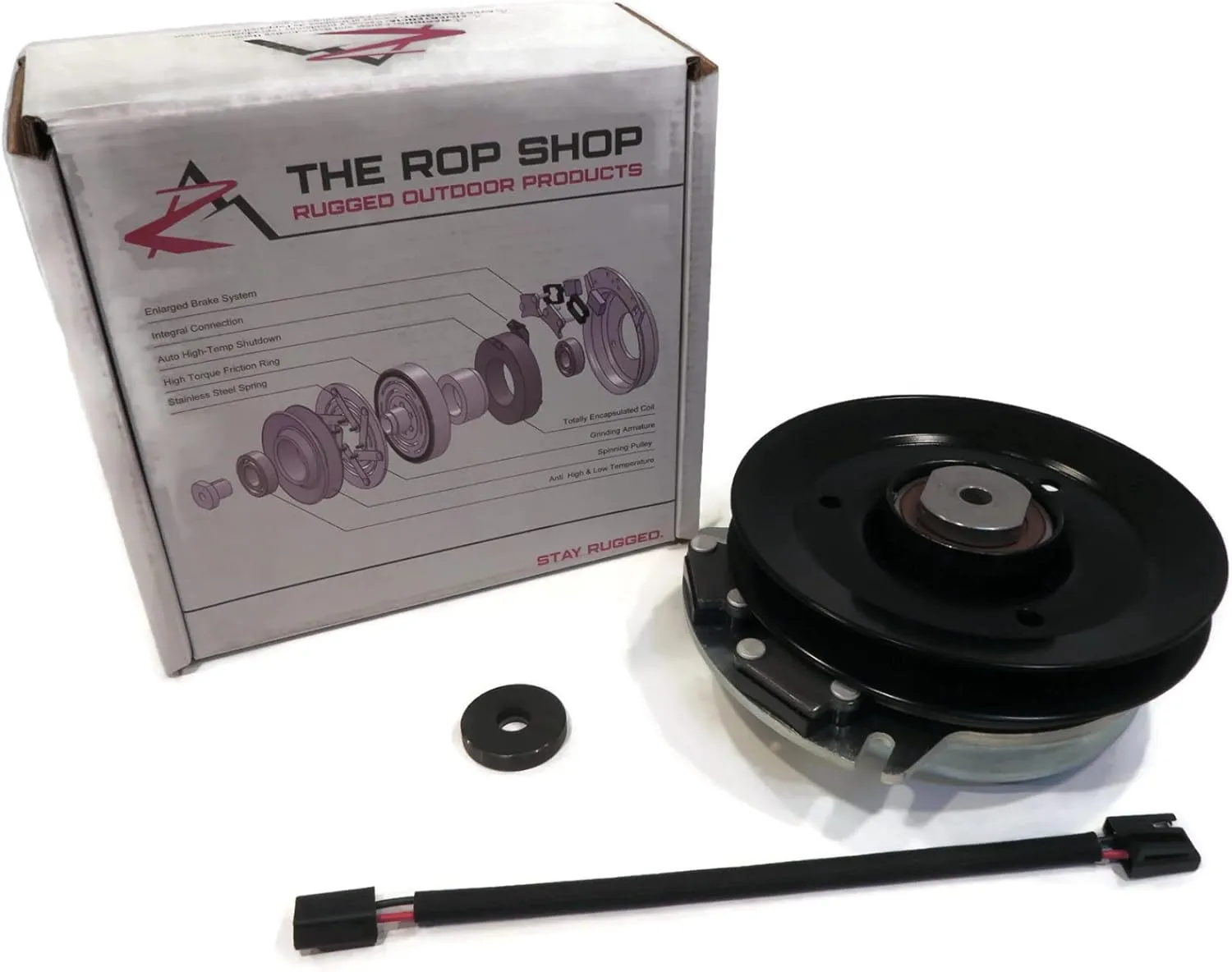 The ROP Shop | Electric PTO Clutch for Warner 5218-107, 5218107, 5218-23, 521823, 5218-54 Lawn