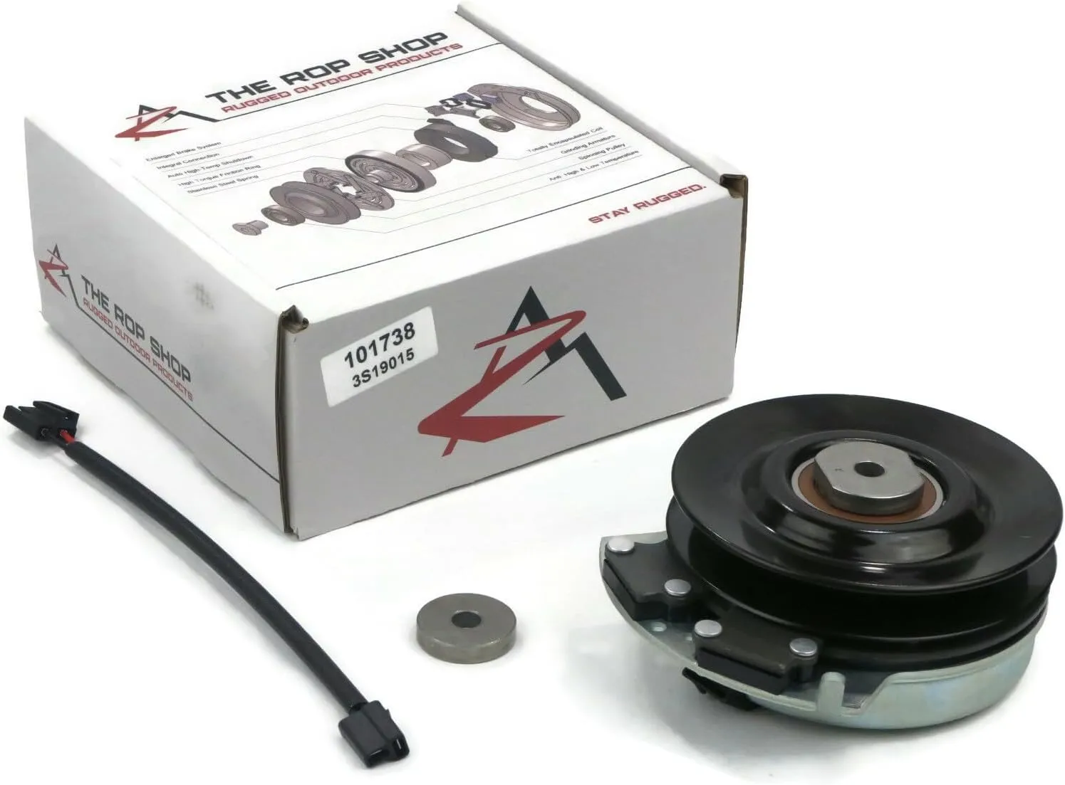 The ROP Shop | Electric PTO Clutch for Warner 5219-223, 5219223, 5219-32, 521932 Lawn Mower