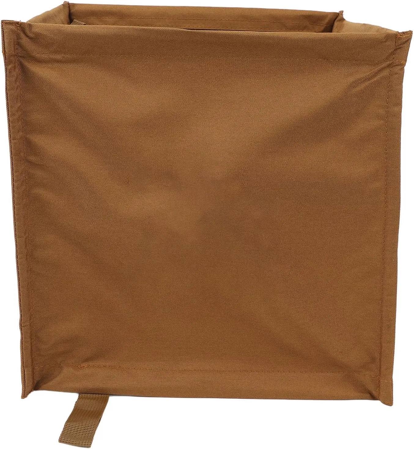 Throw Line Storage Cube, 33L Large Capacity Portable Climbing Rope Organizer, Oxford Cloth Tree Cutting Equipment Throwline Box (Khaki)