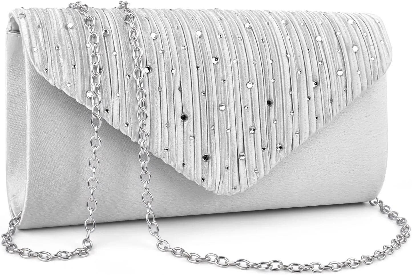TINDTOP Evening Clutch Purses for Women Handbags for Formal Wedding Party Cocktail Prom Crossbody Shoulder Envelope Bag