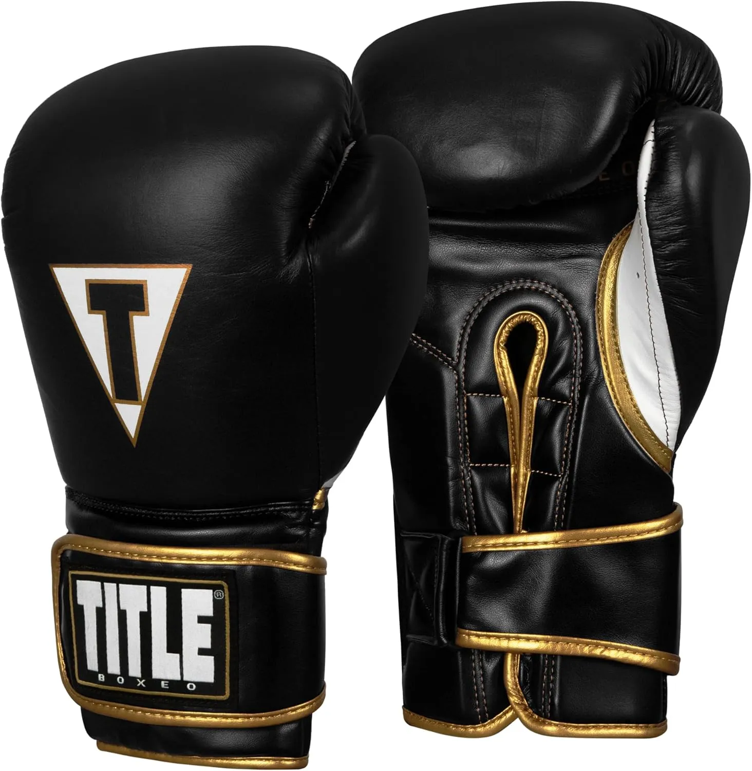 Title Boxeo Mexican Leather Bag Gloves Quatro - Boxing Gloves, Punching Bag Gloves, Kickboxing Gloves, Punching Gloves, Heavy Bag Gloves, Boxing Gloves Men and Women, Boxing Equipment