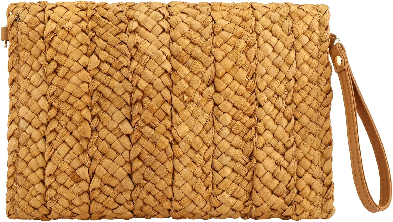 Tmore Weave Handbag,Straw Clutch Summer Evening Handbag Summer Beach Party Purse Woven Straw Bag Envelope