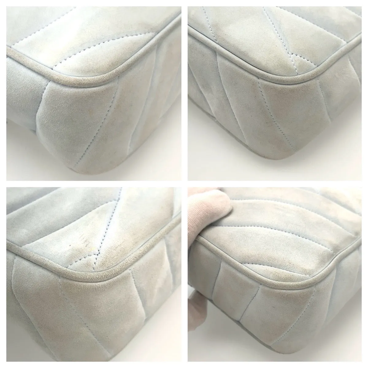 Top Quality Chanel Vintage Suede Fringe Crossbody Bag