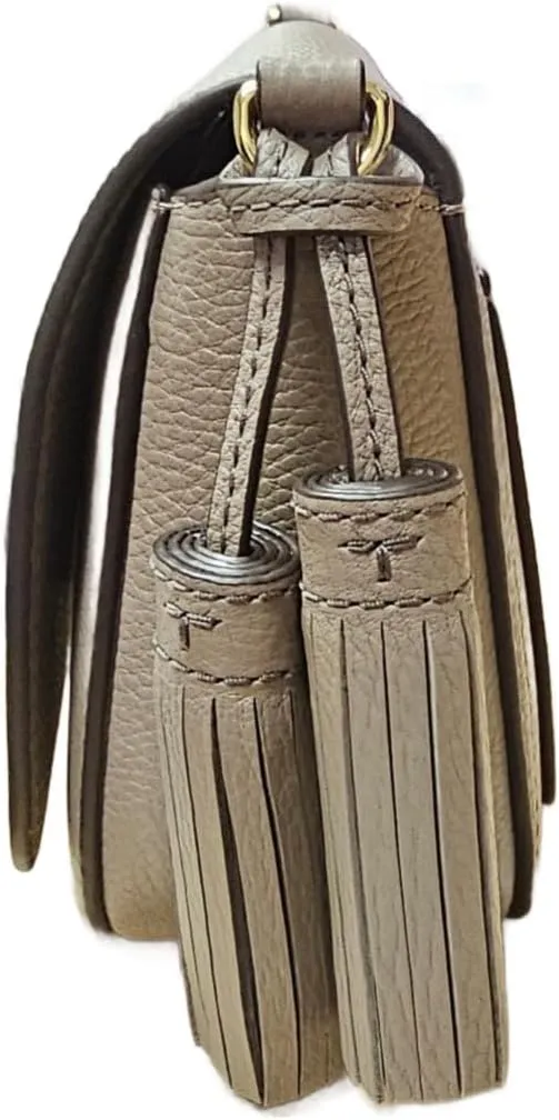 Tory Burch Women's Pebbled Leather Thea Flap Crossbody Shoulder Bag