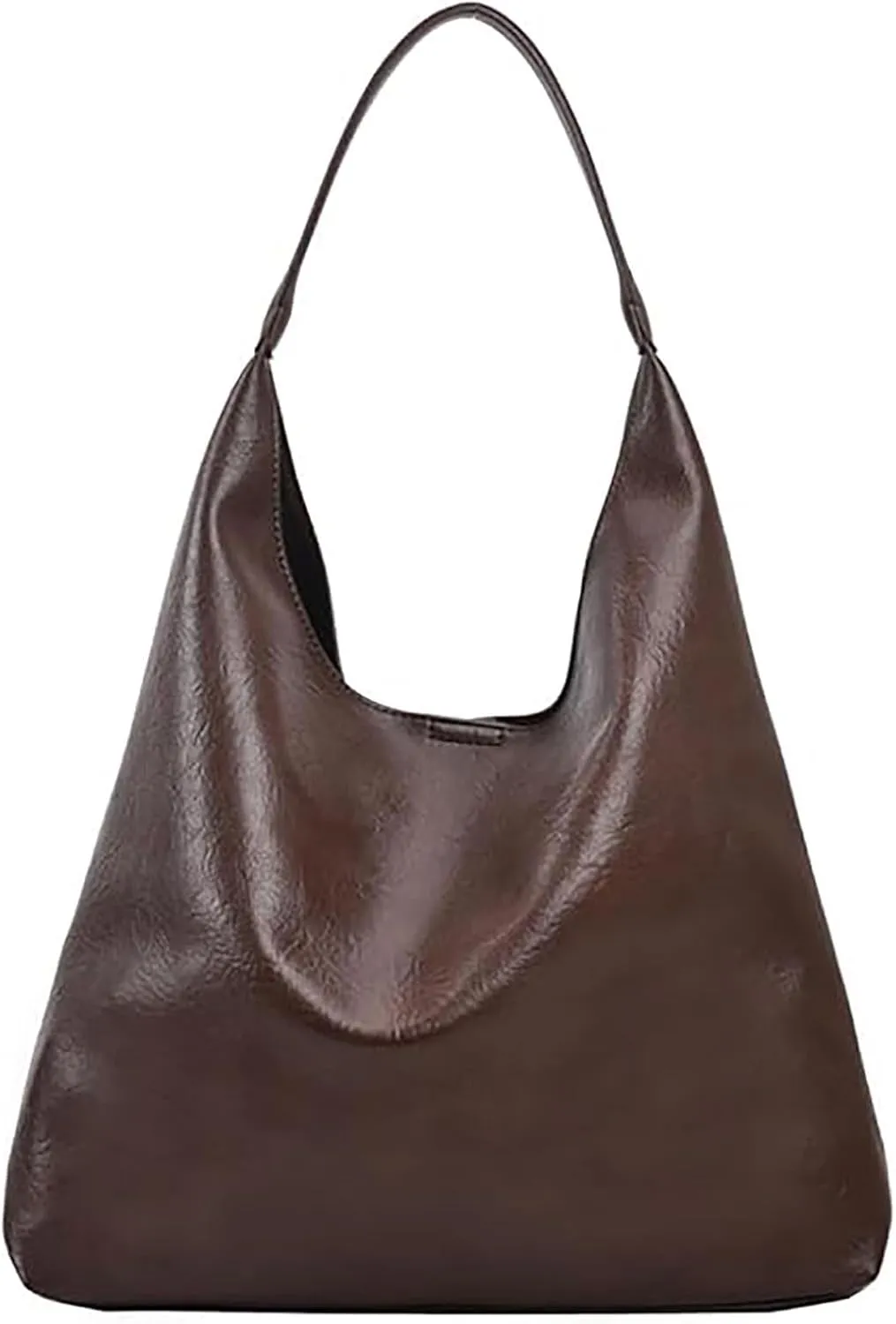 Tote Bags for Women Suede & Leather Hobo Shoulder Bag Fall Ladies Handbags Large Capacity Slouch Bag with Purses Bag