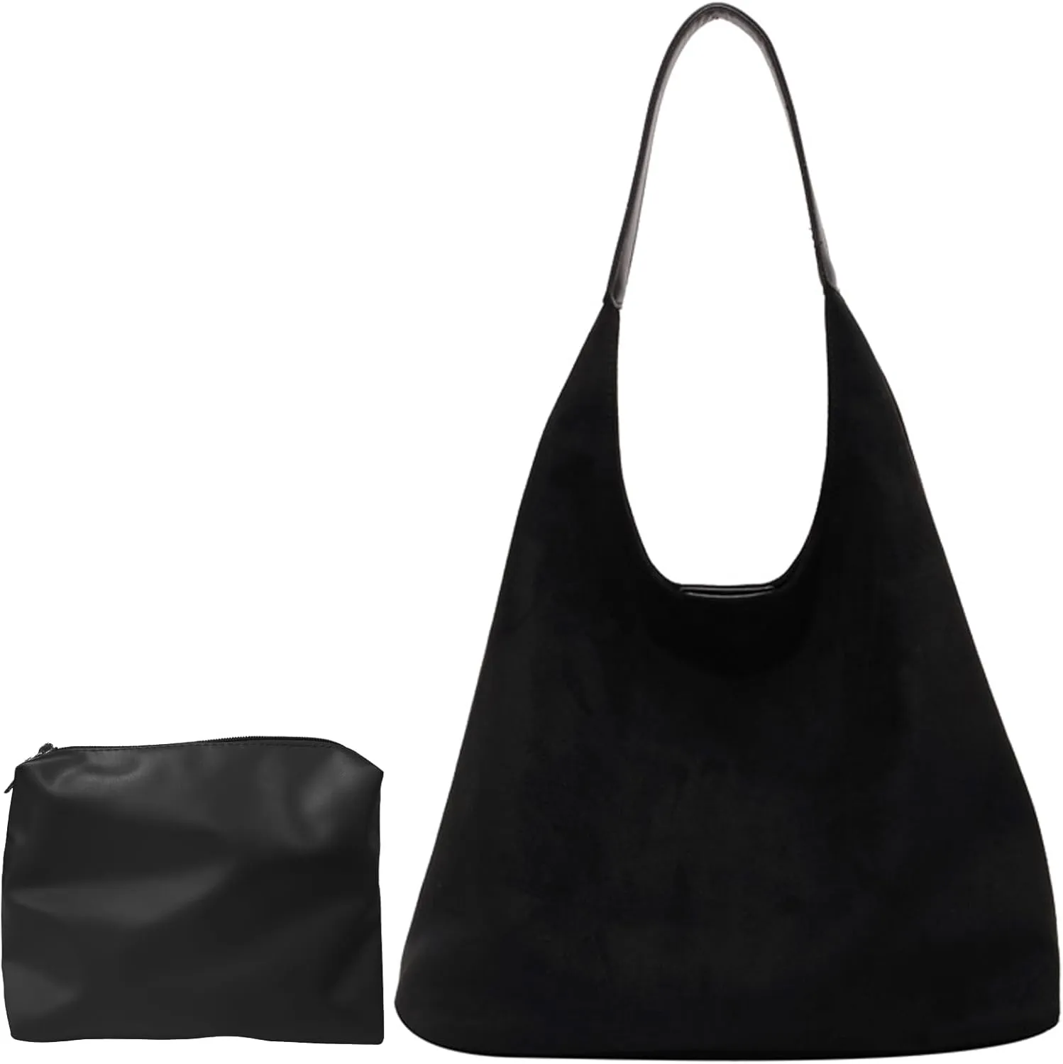 Tote Bags for Women Suede Handbag Work Slouchy Bag Shoulder Hobo Bag Office Tote Handbag