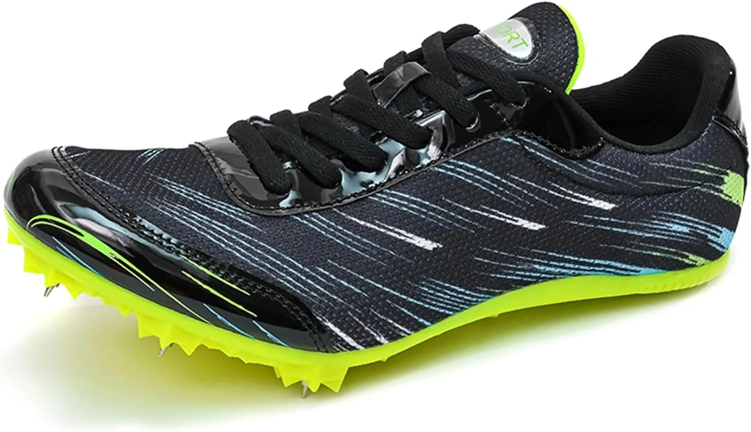 Track and Field Shoes Men Women Spikes Running Sneakers Breathable for Sprint, Race, Jumping Outdoor Training