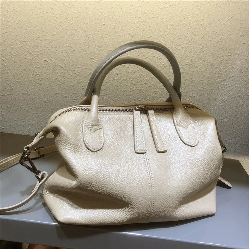 Ulla Genuine Leather Boston Bowling Bags - 7 Colors