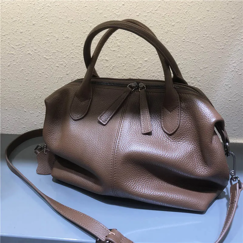 Ulla Genuine Leather Boston Bowling Bags - 7 Colors