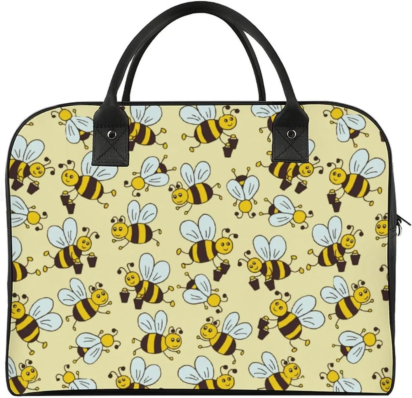 Unisex Casual Nylon Cute Panda Elegant Handbag for Traveling 13" X 19" X 8"