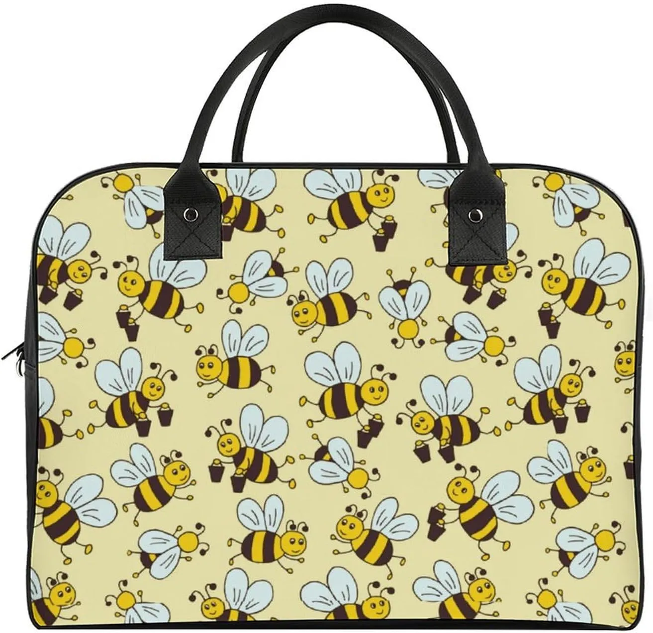Unisex Casual Nylon Cute Panda Elegant Handbag for Traveling 13" X 19" X 8"