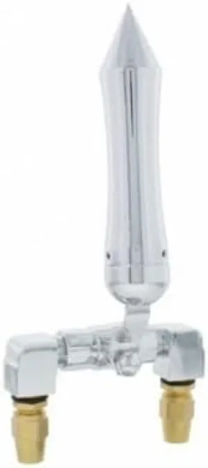 UNITED PACIFIC 45995 Air Horn Control Valve Lever, Chrome, with Talladega Spike Grip