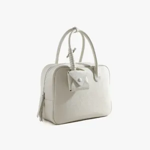 Urban Cowhide Leather Top Handle Tote Bag